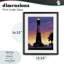 Phare de Georgia Tybee, reproduction encadrée sous verre, conception de Wind River Studios-144850296-144850298