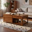 Table basse relevable avec compartiment caché, tablette ouverte et bureau réglable-1573542468