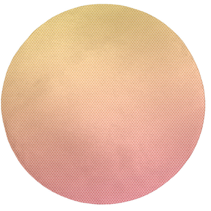 Chenille Indoor Rug, Round 5'