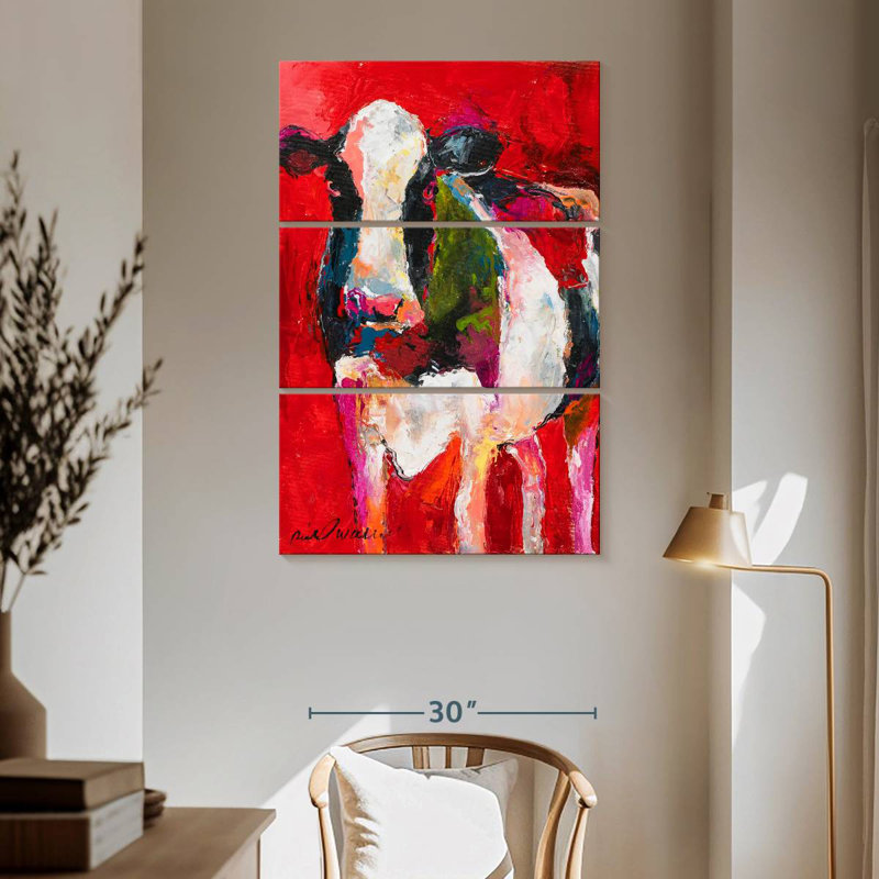 Brampt Cow V, 65" H x 42" W
