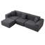 Canapé modulaire moderne en mousse compressée sans os-591652011