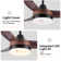 Small-CF 42'' Ceiling Fan with LED Lights