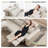 Oversized Power Reclining Leather Sectional Sofa With Console And Dual Recliners For Living Room Beige-123918594