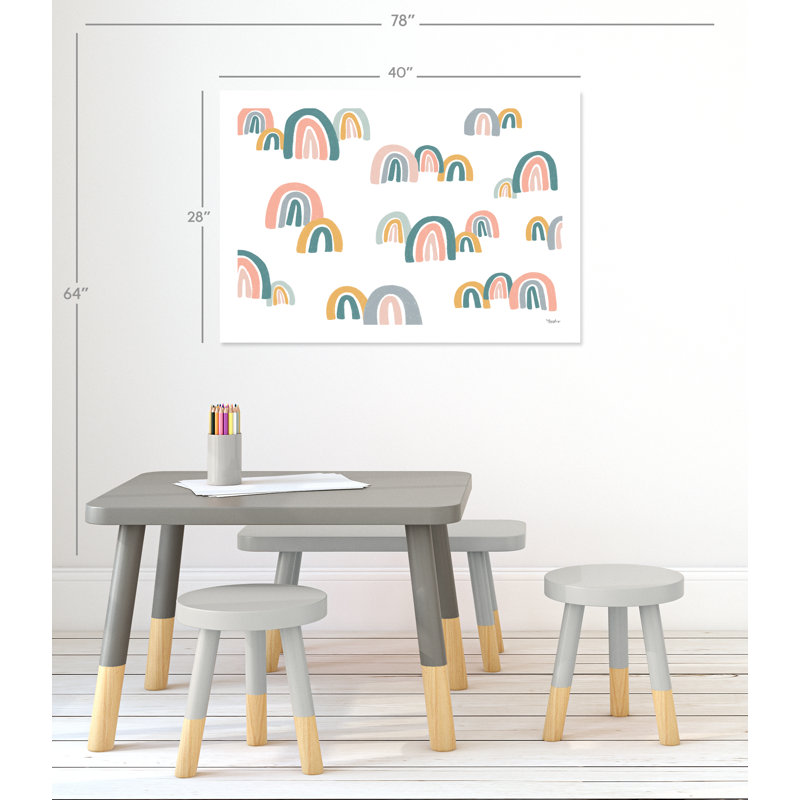 Décoration murale pour enfants, H 28 po x l 40 po x P 1 po, Papier