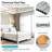 Califf Stainless Steel 4 Corner Mosquito Netting Bracket-782104153