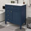 Ensemble de meuble-lavabo 30 po avec lavabo, 2 tiroirs et un tiroir basculant, porte d'armoire à fermeture en douceur-437560384