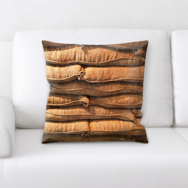 Microsuede Throw Pillow
