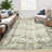 Oriental Machine Washable Rug with Rubber Backing for Living Room Vintage Non-Slip Dining Room Rug Easy-Cleaning Floor Carpet for Bedroom Office Playroom-1158761197