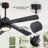5 - ABS Blades Indoor Ceiling Fan with Light and Remote-1891802427-1891802425-1890680948
