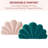 Wowmax Queen Size Seashell Shaped Headboard Cushion, Soft Upholstered Headboard Pillow For Sitting In Bed-107651721