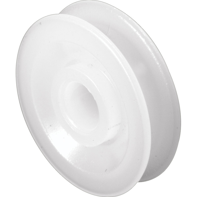 Rouleau rainuré central en nylon avec porte coulissante de 1 po de diamètre Prime-Line