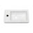 Mocoloo 10'' White Ceramic Rectangular Bathroom Sink
