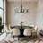 8-Light Dimmable 44"W Oversized Chandelier
