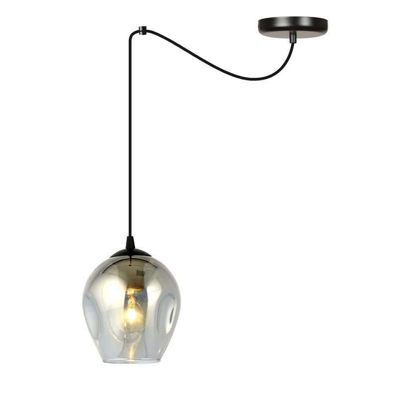 Cadfan 1 - Light Black Single Pendant, Graphite