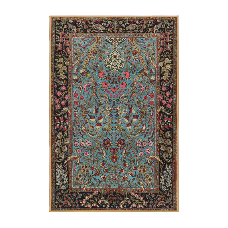 Cevanna Floral Indoor Rug, Rectangle 5' x 7'