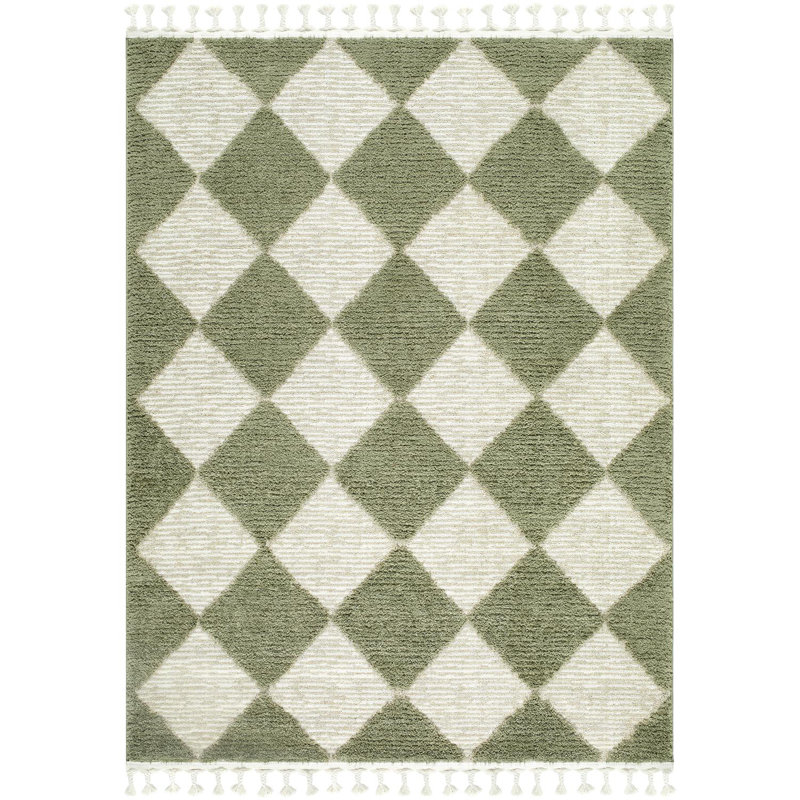 Nora Machine Woven Area Rug, Rectangle 5'3" x 6'11.9"
