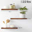 3 Piece Wood Floating Shelf