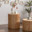 Table basse cylindrique de style rétro