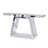 Modern Luxe Mirror Entryway Table with Sturdy Construction and Open Storage
