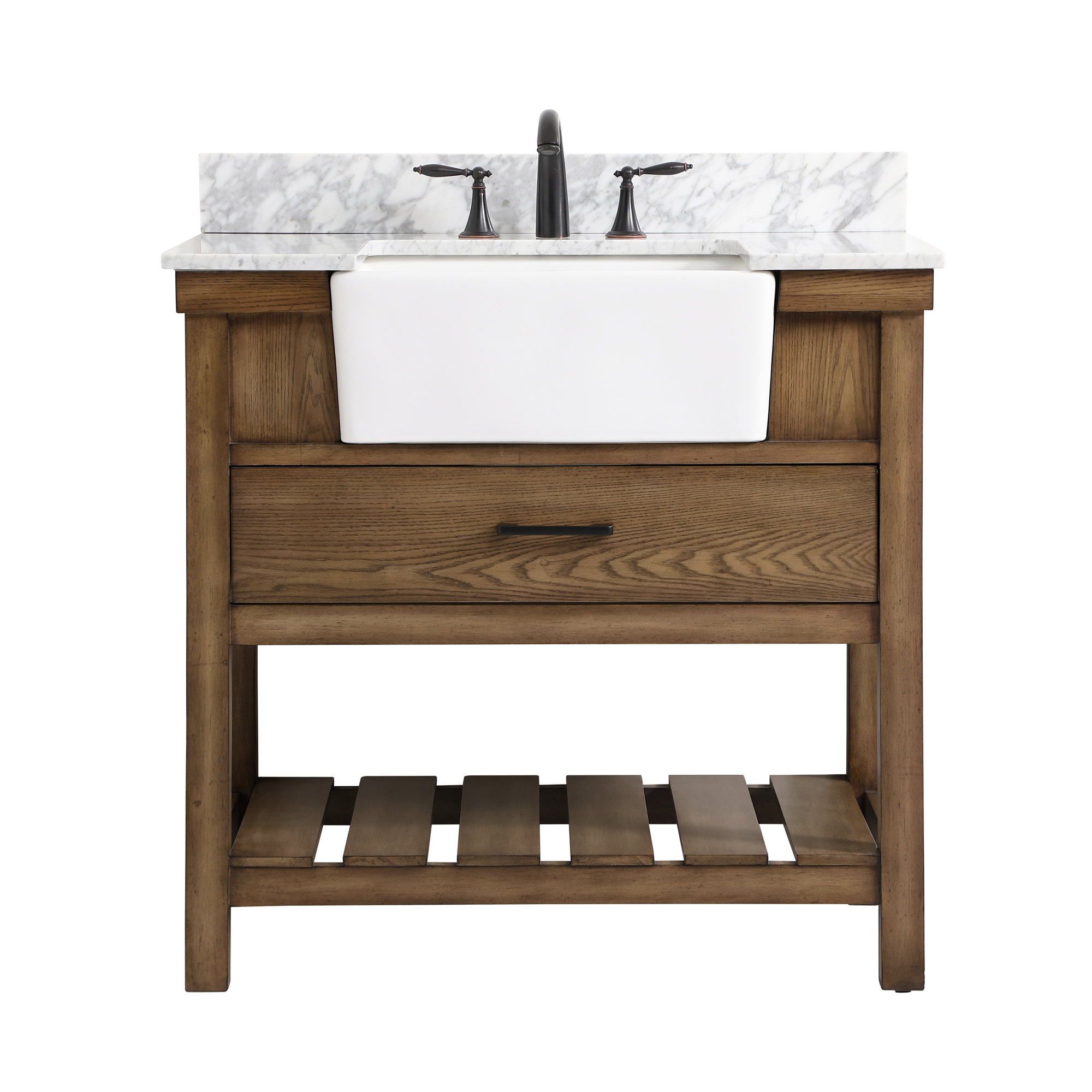 Pelaghia 36'' Single Bathroom Vanity, Driftwood