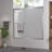 Finished Sliding Glass Bathtub Screen, 56 - 60"x58", 1/4" (6mm) Tempered Glass, Aluminum Frame, Safe And Elegant Appearance For Bathroom 58" Tall Double Enclosure With Hardware American Style,