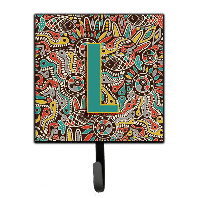 Porte-laisse et crochet mural rétro tribal