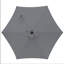 Parasol de qualité supérieure avec manivelle inclinable et protection contre les rayons UV-1614328254