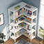 167cm H x 80cm W Metal Corner Bookcase-1021293645-1021293647