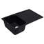 Évier de cuisine encastré en granite L 34 po x l 19 po