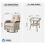 Ensemble de trois chaises pivotantes d'extérieur-1750736266