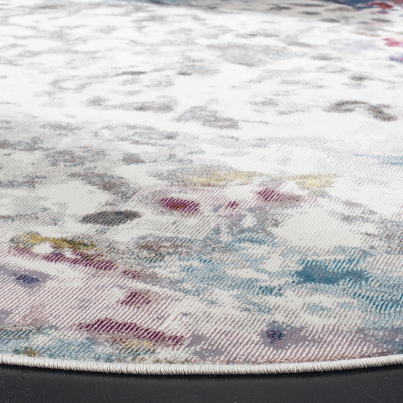 Malta Performance Abstract Rug, Rectangle 5'1" x 7'3"