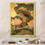 Lotus Goddess In Faded Retro Colors sur impression sur toile-36564123-36564122