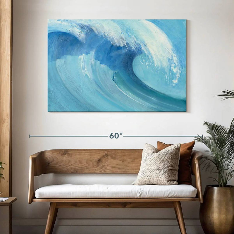 Senne Catch A Wave, 32" H x 48" W