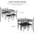 Kitchen Table Chairs Set For 4, 5 Piece Wood Dining Room Table With 4 Chairs, Perfect For Small Spaces, Compact Kitchen, Breakfast Nook, Brown