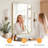 Rectangle Wall Mirror, Modern Wall Mounted Bathroom Vanity Mirror with Rounded Corners, Tempered Glass, Hangs Horizontally or Vertically for Bathroom, Entryway, Living Room-1237067801-1237067799