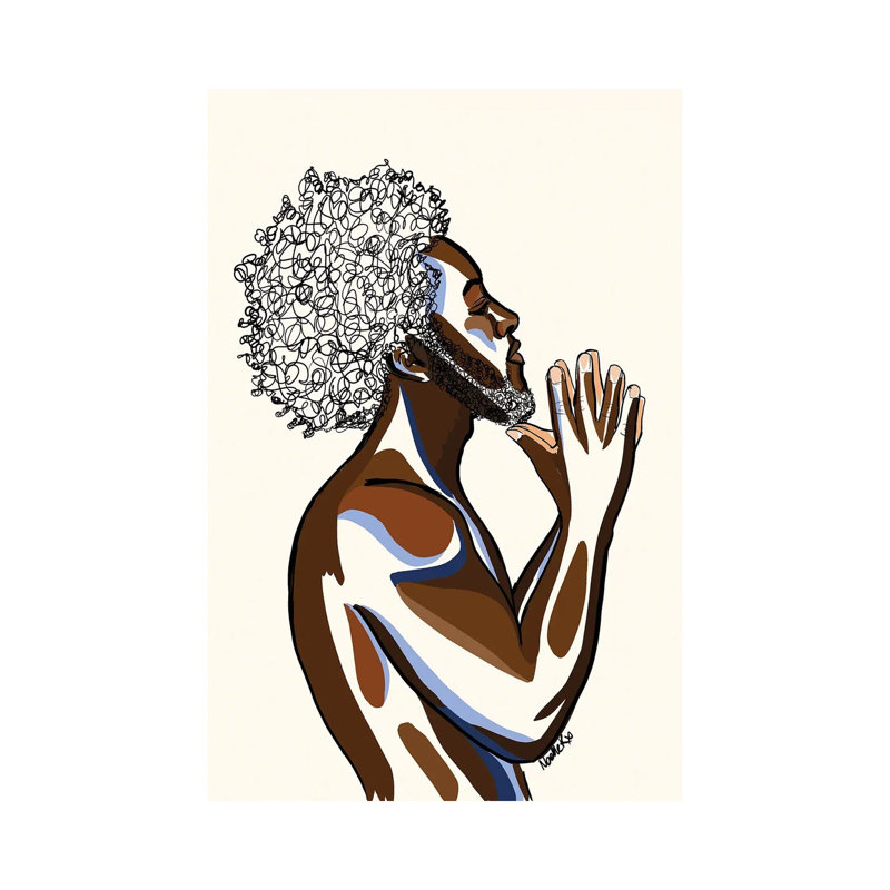 Brother by NoelleRx - Print on Canvas, Wrapped Canvas, 20.32 cm H x 30.48 cm W