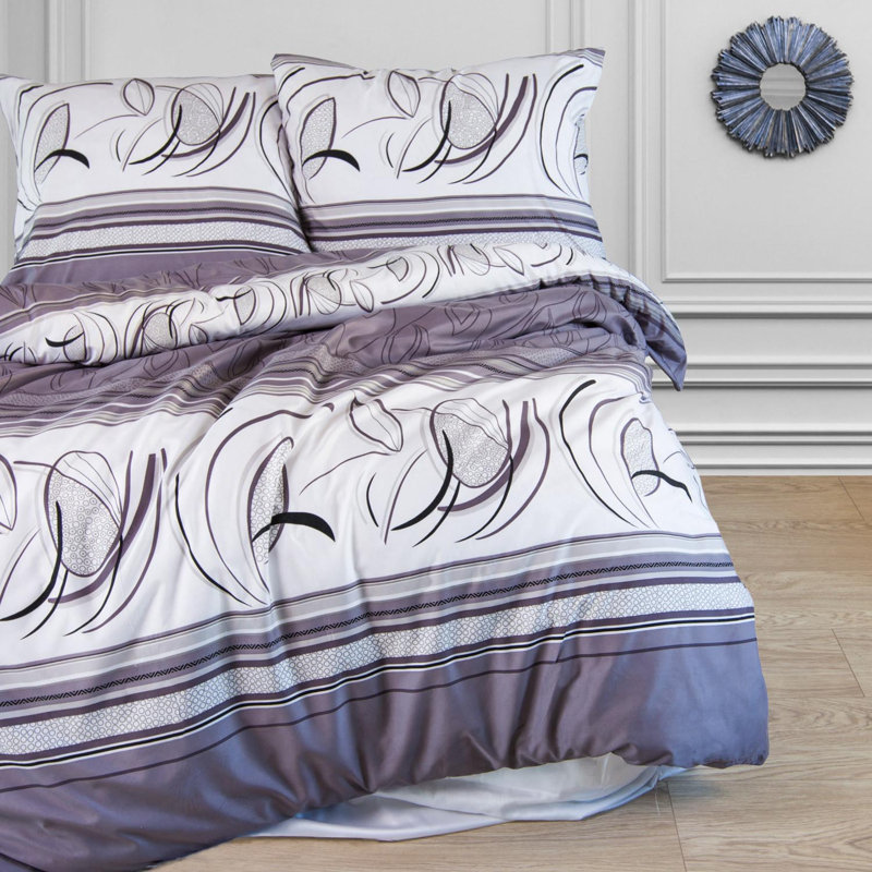 Polyester Duvet Cover Set with Pillow Shams Included