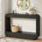 43" Console Table For Entryway With Storage Shelf, Modern Wood Sofa Table Behind Couch, Curved Edge Hallway Table For Living Room, Foyer & Entryway-291390744