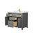 Beckett 42" Freestanding Single Bathroom Vanity with Cultured Marble Top-52605363-52605366-61131900