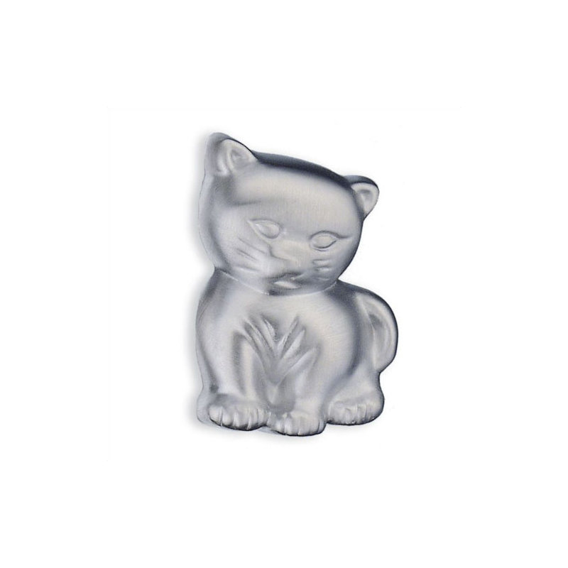 Poignée pour chat 1 5/8 po Beslagsboden, Chrome brossé