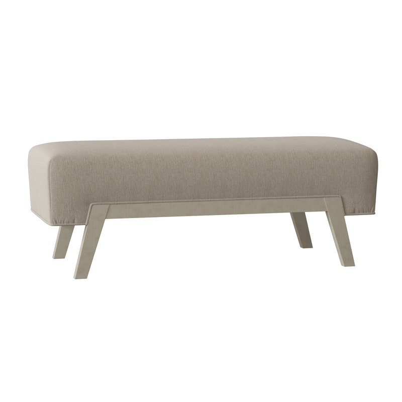Banc rembourré lorain, Lin 3156, Crème brûlée