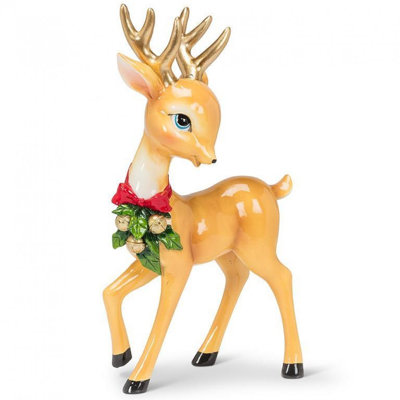 Standing Reindeer With Bow