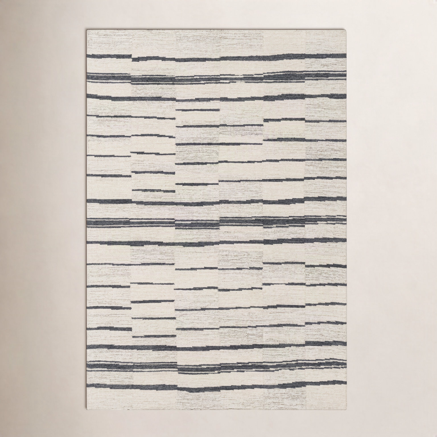 Rune Hand-Tufted Striped Rug, Rectangle 15' x 18'
