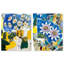 Blue Sunshine Set Floral & Botanical Canvas Print by Oliver Gal, Black Frame, 16 x 20-1347413525-1347413546