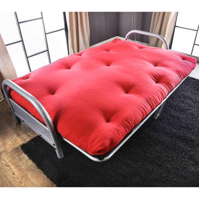 Matelas de futon en mousse à mémoire de forme 6 po Erdenheim, Rouge