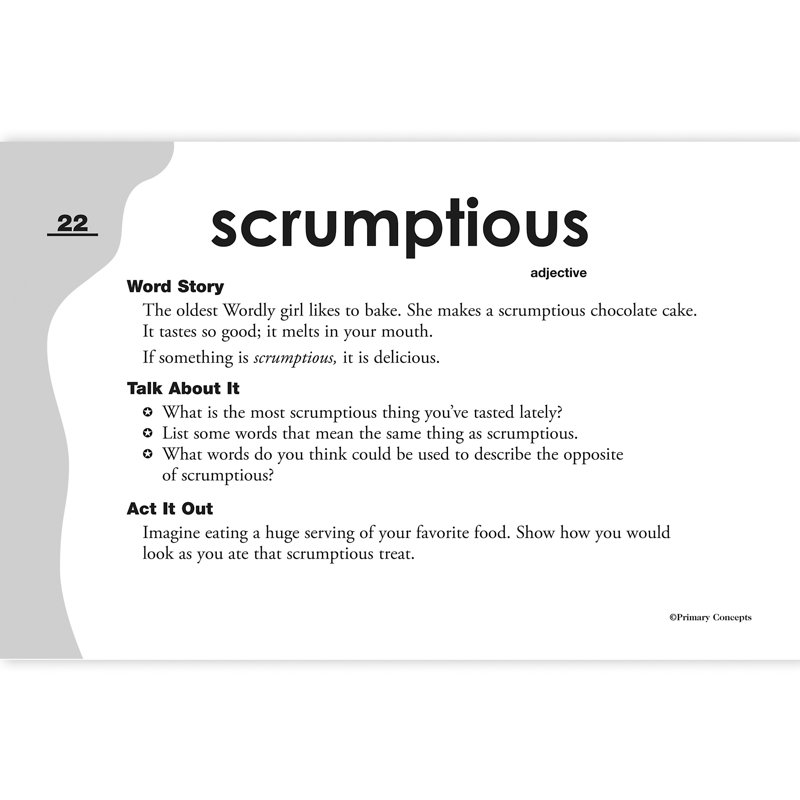 Primary Concepts Word of The Day Flip Chart