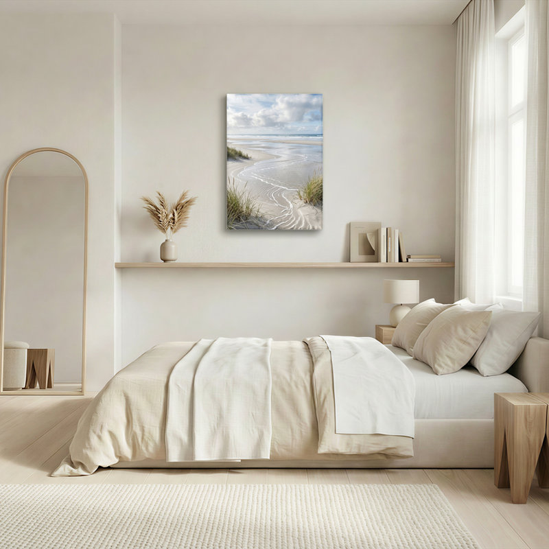 «Beach Waves», reproduction d'art sur toile, ensemble de 1, H 36 po x l 24 po, Toile tendue