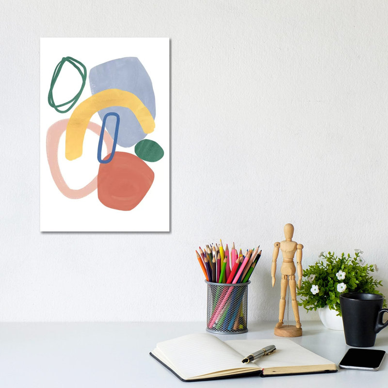 Shaping Up III by Nadia Hassan - Wrapped Canvas Print, 20.32 cm H x 30.48 cm W