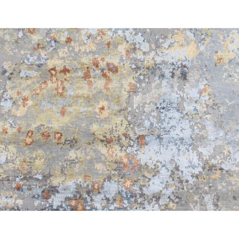 Himalayan Art Hand Knotted Abstract Area Rug in Beige, Rectangle 12' x 15'