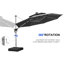 Parasol en porte-à-faux 11 po-95043160